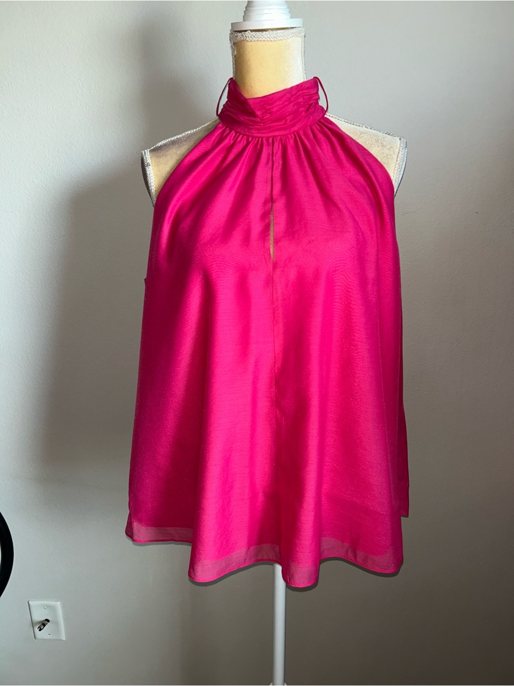 NEW Ted Baker London Fuchsia Halter Neck Camisole Sz 3
